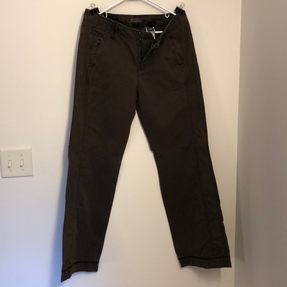Eddie Bauer Brown cotton khakis sz 8